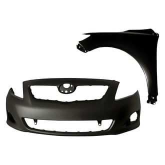 Sherman® - 2-Piece (Front Bumper Cover, Front Driver Side Fender) (Value Line)