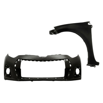 Sherman® - 2-Piece (Front Bumper Cover, Front Driver Side Fender) (Value Line)
