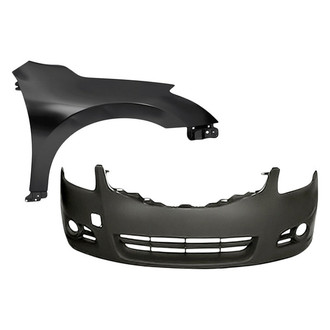 Sherman® - 2-Piece (Front Bumper Cover, Front Passenger Side Fender) (CAPA Certified)