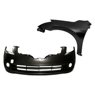 Sherman® - 2-Piece (Front Bumper Cover, Front Driver Side Fender) (Value Line)