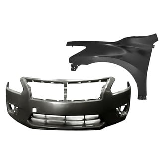 Sherman® - 2-Piece (Front Bumper Cover, Front Driver Side Fender) (CAPA Certified)