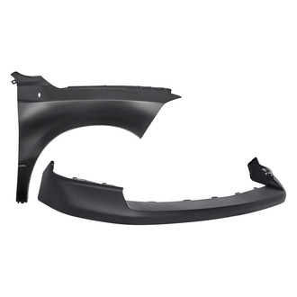 Sherman® - 2-Piece (Front Upper Bumper Cover, Front Passenger Side Fender) (CAPA Certified)