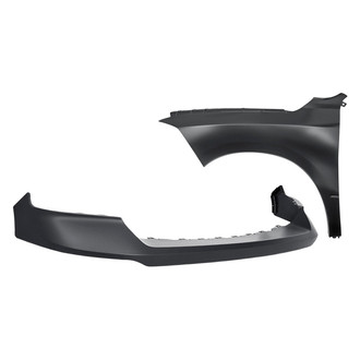 Sherman® - 2-Piece (Front Upper Bumper Cover, Front Driver Side Fender)