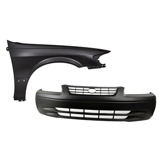 Sherman® - 2-Piece (Front Bumper Cover, Front Passenger Side Fender) (Value Line)
