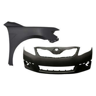 Sherman® - 2-Piece (Front Bumper Cover, Front Passenger Side Fender) (CAPA Certified)