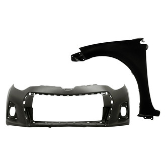 Sherman® - 2-Piece (Front Bumper Cover, Front Driver Side Fender) (CAPA Certified)