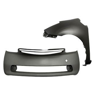 Sherman® - 2-Piece (Front Bumper Cover, Front Driver Side Fender) (Value Line)