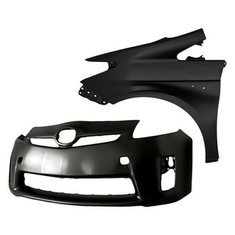 Sherman® - 2-Piece (Front Bumper Cover, Front Driver Side Fender) (Value Line)