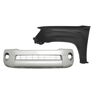 Sherman® - 2-Piece (Front Bumper Cover, Front Driver Side Fender) (Value Line)