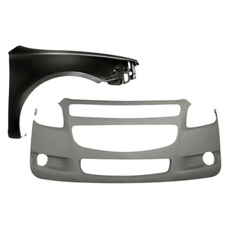 Sherman® - 2-Piece (Front Bumper Cover, Front Passenger Side Fender) (Value Line)