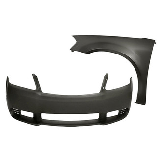 Sherman® - 2-Piece (Front Bumper Cover, Front Driver Side Fender) (Value Line)