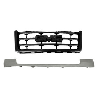 Sherman® - 2-Piece (Front Upper Bumper Cover, Grille) (Value Line)