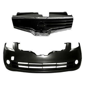 Sherman® - 2-Piece (Front Bumper Cover, Grille) (CAPA Certified)