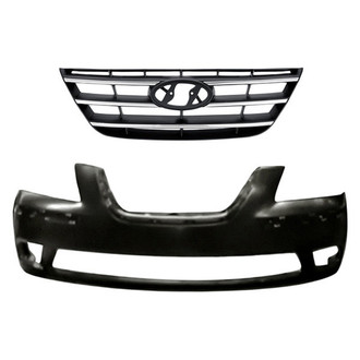 Sherman® - 2-Piece (Front Bumper Cover, Grille) (CAPA Certified)