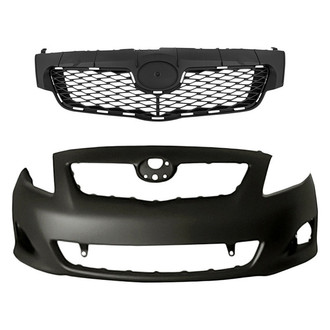 Sherman® - 2-Piece (Front Bumper Cover, Grille) (Value Line)
