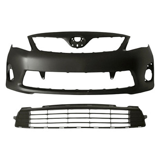 Sherman® - 2-Piece (Front Bumper Cover, Front Bumper Grille)