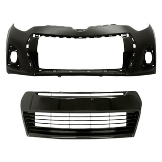 Sherman® - 2-Piece (Front Bumper Cover, Front Bumper Grille) (Value Line)