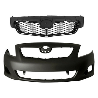 Sherman® - 2-Piece (Front Bumper Cover, Grille) (CAPA Certified)