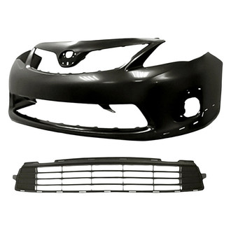Sherman® - 2-Piece (Front Bumper Cover, Front Bumper Grille) (CAPA Certified)