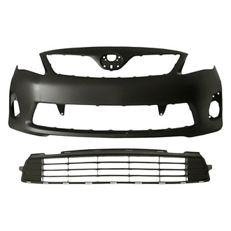 Sherman® - 2-Piece (Front Bumper Cover, Front Bumper Grille) (CAPA Certified)