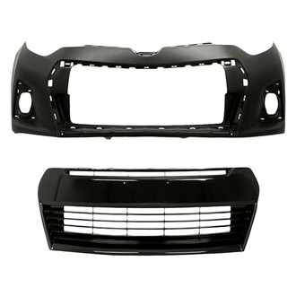 Sherman® - 2-Piece (Front Bumper Cover, Front Bumper Grille) (CAPA Certified)