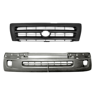 Sherman® BNDL-228756 - 2-Piece (Front Bumper Cover, Grille) (Value Line)