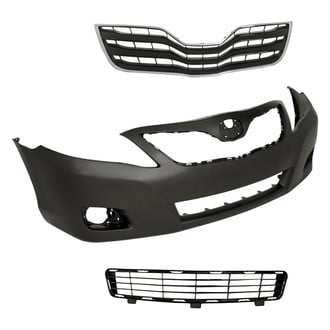 Sherman® - 3-Piece (Front Bumper Cover, Grille, Front Lower Bumper Grille) (Value Line)