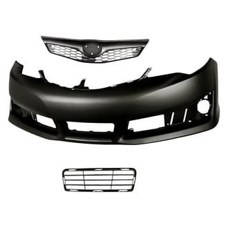 Sherman® - 3-Piece (Front Bumper Cover, Grille, Front Center Bumper Grille) (Value Line)