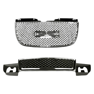 Sherman® - 2-Piece (Grille, Front Lower Center Bumper Grille) (Value Line)