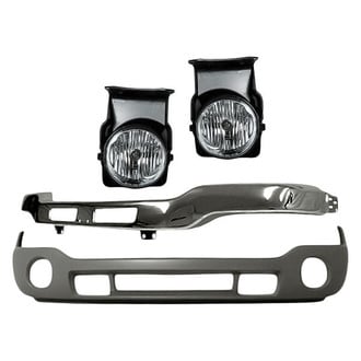 Sherman® - 4-Piece (Front Lower Bumper Cover, Front Bumper Face Bar, Driver and Passenger Side Fog Light) (Value Line)