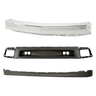 Sherman® - 3-Piece (Front Bumper Face Bar, Front Bumper Air Deflector, Front Bumper Deflector Extension) (Value Line)