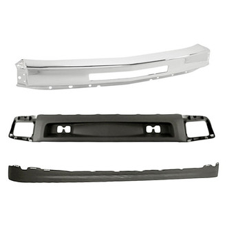 Sherman® - 3-Piece (Front Bumper Face Bar, Front Bumper Air Deflector, Front Bumper Deflector Extension) (Value Line)