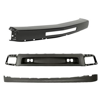 Sherman® - 3-Piece (Front Bumper Face Bar, Front Bumper Air Deflector, Front Bumper Deflector Extension) (Value Line)