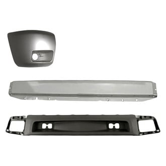 Sherman® - 3-Piece (Front Bumper Reinforcement, Front Bumper Air Deflector, Front Driver Side Bumper End) (Value Line)