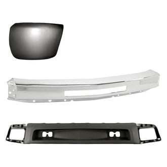 Sherman® - 3-Piece (Front Bumper Face Bar, Front Bumper Air Deflector, Front Driver Side Bumper End) (Value Line)