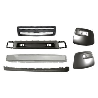 Sherman® - 6-Piece (Grille, Front Bumper Reinforcement, Front Bumper Air Deflector, Front Bumper Deflector Extension, Front Inner and Outer Bumper End) (Value Line)
