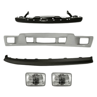 Sherman® - 5-Piece (Front Lower Bumper Cover, Front Bumper Face Bar, Front Bumper Air Deflector, Driver and Passenger Side Fog Light) (Value Line)