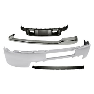 Sherman® - 4-Piece (Front Bumper Face Bar, Front Lower Bumper Air Deflector, Front Lower Bumper Valance, Front Upper Bumper Cover) (Value Line)