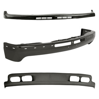 Sherman® - 3-Piece (Front Bumper Face Bar, Front Bumper Air Deflector, Front Upper Bumper Valance) (Value Line)