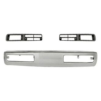 Sherman® - 3-Piece (Front Bumper, Front Inner and Outer Fog Light Bezel) (Value Line)