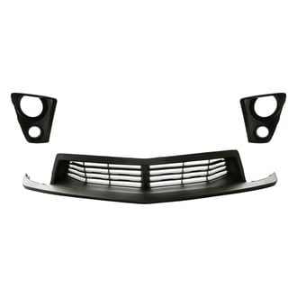 Sherman® - 3-Piece (Front Lower Center Bumper Grille, Front Inner and Outer Fog Light Bezel) (Value Line)