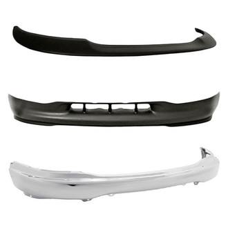 Sherman® - 3-Piece (Front Bumper, Front Bumper Valance, Front Bumper Impact Strip) (Value Line)