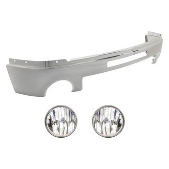 Sherman® - 3-Piece (Front Bumper Face Bar, Driver and Passenger Side Fog Light) (Value Line)