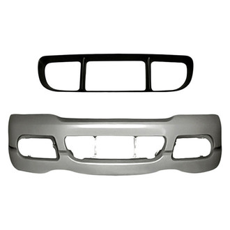 Sherman® - 2-Piece (Front Bumper Cover, Front Center Bumper Grille) (Value Line)
