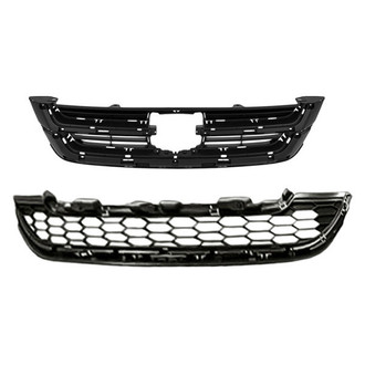 Sherman® - 2-Piece (Upper Grille, Front Lower Bumper Grille) (CAPA Certified)