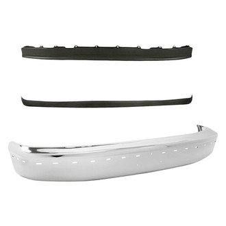 Sherman® - 3-Piece (Front Bumper, Front Bumper Valance, Front Bumper Impact Strip) (Value Line)