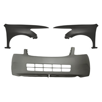 Sherman® - 3-Piece (Front Bumper Cover, Front Driver and Passenger Side Fender) (CAPA Certified)