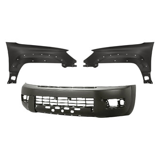 Sherman® - 3-Piece (Front Bumper Cover, Front Driver and Passenger Side Fender) (Value Line)