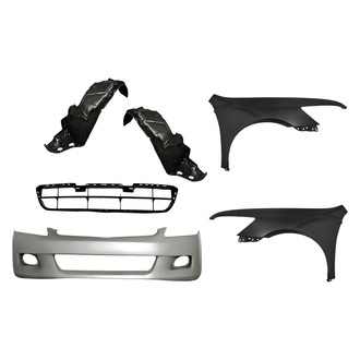 Sherman® - 6-Piece (Front Bumper Cover, Front Driver and Passenger Side Fender, Front Driver and Passenger Side Fender Liner, Front Lower Bumper Grille) (Value Line)