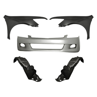 Sherman® - 5-Piece (Front Bumper Cover, Front Driver and Passenger Side Fender, Front Driver and Passenger Side Fender Liner) (Value Line)